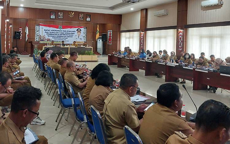 Pemkab Kapuas Gelar Rakor dan Evaluasi PAD Sekaligus Sosialisasi Penerapan ETPD