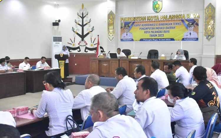 Wali Kota Palangka Raya Minta Perangkat Daerah Tingkatkan Inovasi