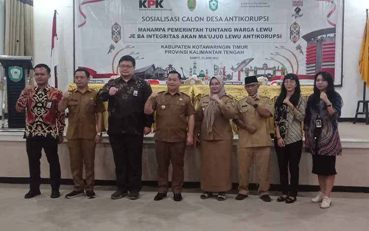 Bupati Kotim Komitmen Perluas Desa Anti Korupsi ke Seluruh Desa