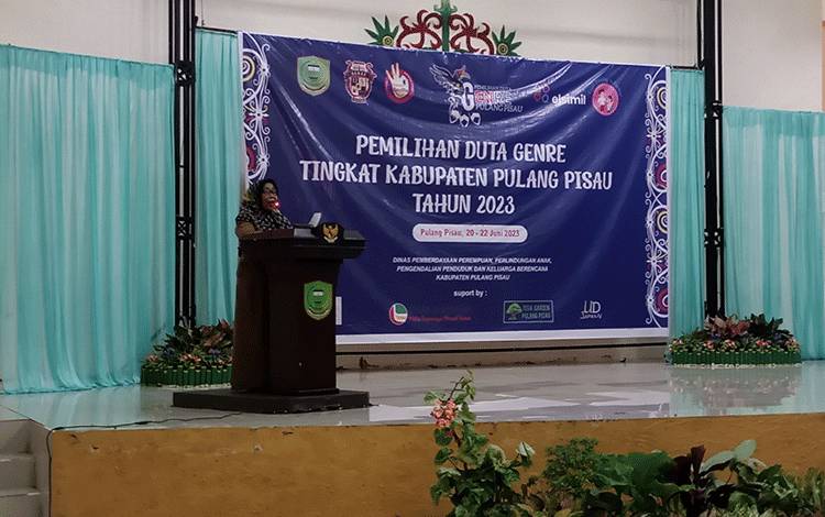 Deni Widanarni Buka Pemilihan Duta Genre Pulang Pisau