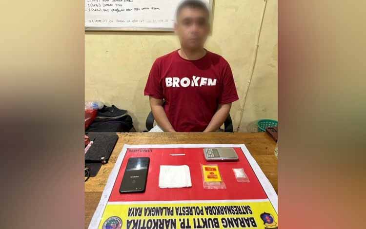Miliki Sabu 2,93 Gram, Pria Jalan Antang Anggota Polresta Palangka Raya