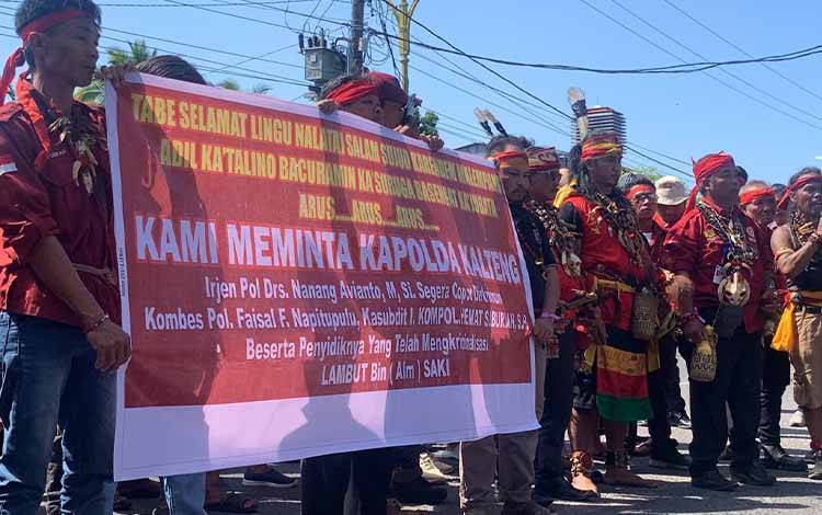 MABB Gelar Aksi Damai di Polda Kalteng