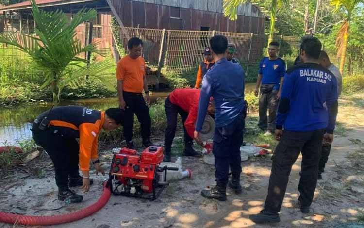Satgas Posko Siaga Darurat Karhutla Kapuas Asah Kemampuan Gunakan Peralatan