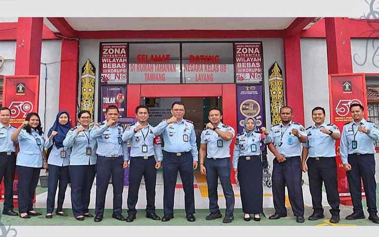 Kanwil Kemenkumham Dampingi Penerapan Manajemen Risiko di Rutan Tamiang Layang