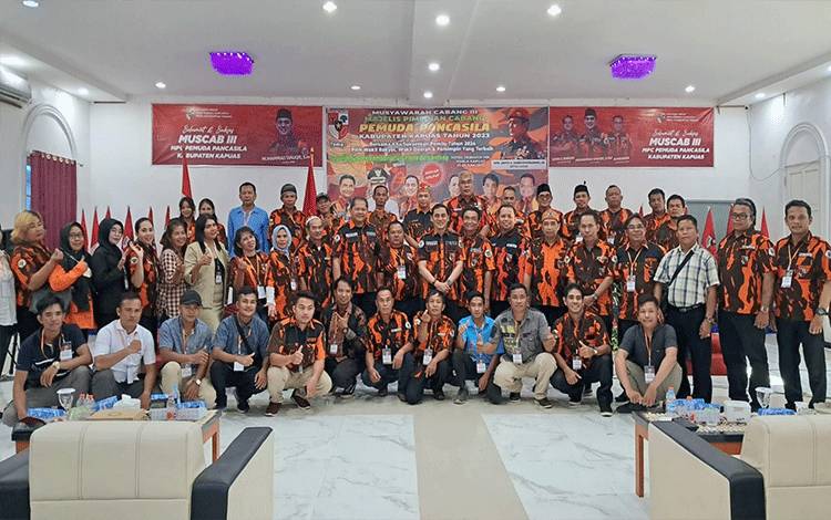 Hasil Muscab III, Risbend Asmin Kembali Terpilih Sebagai Ketua Pemuda Pancasila Kapuas