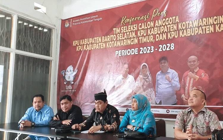 Sah, KPU Tunjuk Anggota KPU Barsel Periode 2023-2028