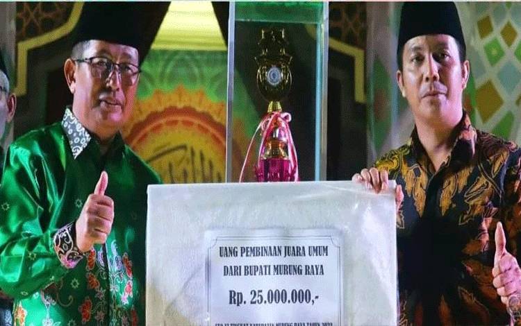 Tutup STQ XI Tingkat Kabupaten Murung Raya, Ini Kata Wabup