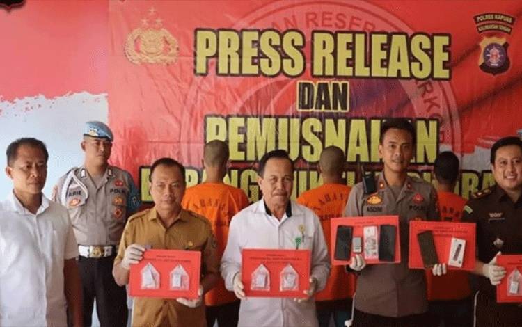 Polres Kapuas Komitmen Tindak Tegas Kasus Narkotika