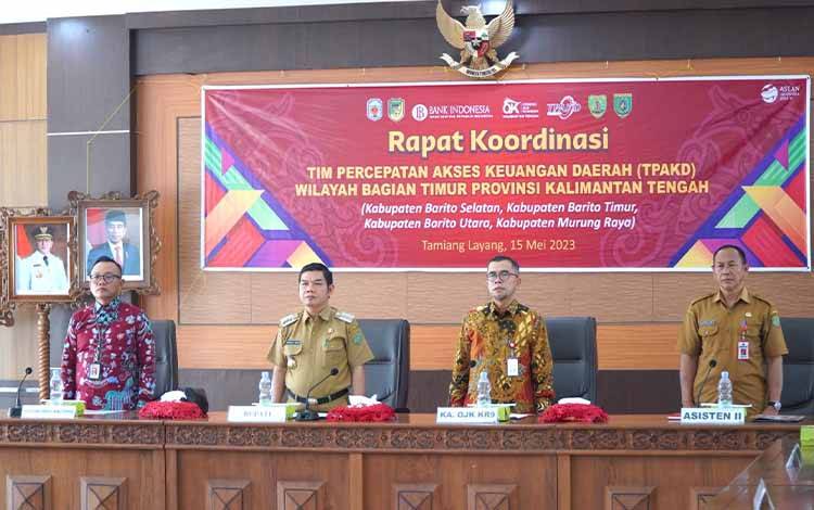OJK Sampaikan Perkembangan TPAKD Seluruh Wilayah Kalteng