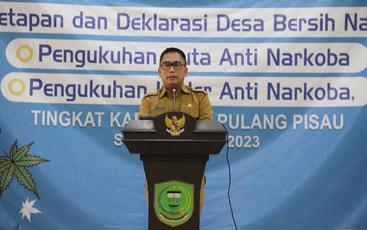 Sekda Pulang Pisau Hadiri Hari Anti Narkoba International