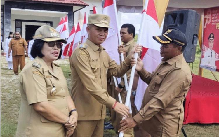 Pemkab Gumas Usung Gerakan Merah Putih Tingkatkan Nasionalisme