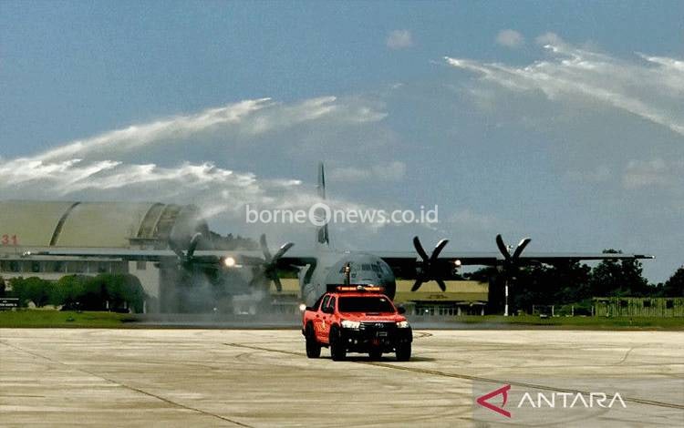 Pesawat C-130J Super Hercules Kedua Tiba di Halim Perdanakusuma