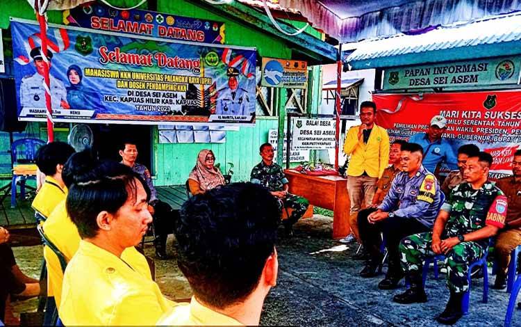 Terima Mahasiswa KKN Reguler UPR, Ini Harapan Kades Sei Asem