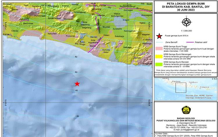 BMKG: Gempa Yogyakarta Jadi Alarm Pengingat Zona Subduksi Masih Aktif