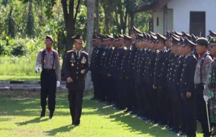 Kapolres Pimpin Upacara HUT ke 77 Bhayangkara di Kapuas