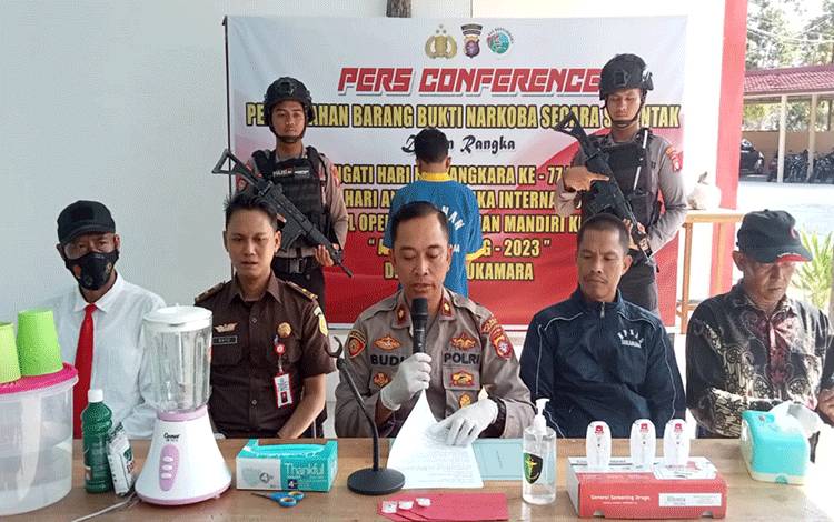 Kapolres Sukamara Ajak Seluruh Elemen Perangi Narkoba Demi Cegah Pengguna Baru