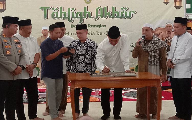 Pemkab Sukamara Resmikan Nama Masjid Agung Ad-Durrun Nafis