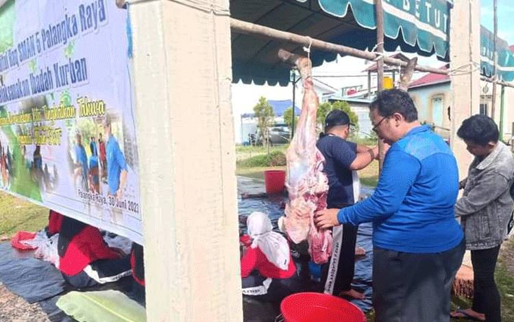 SMAN 5 Palangka Raya Laksanakan Ibadah Kurban Iduladha 1444 H