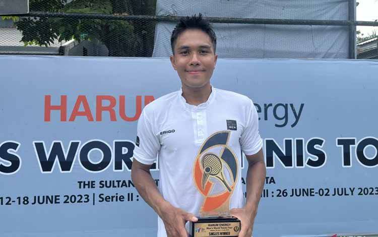 Rifi Fitriadi Raih Gelar ITF Pertama di Harum Energy World Tennis Tour