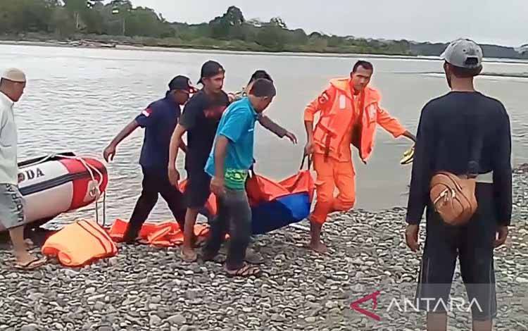 BPBD Nagan Raya Temukan Korban Tenggelam di Sungai Krueng Nagan