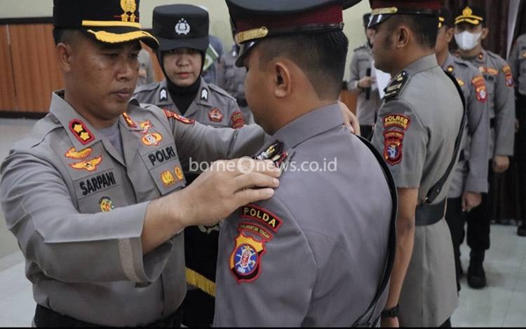 Polres Kotim Gelar Upacara Serah Terima Jabatan Kasatlantas
