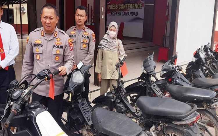 Polres Lamandau Amankan 6 Terduga Pelaku Curanmor