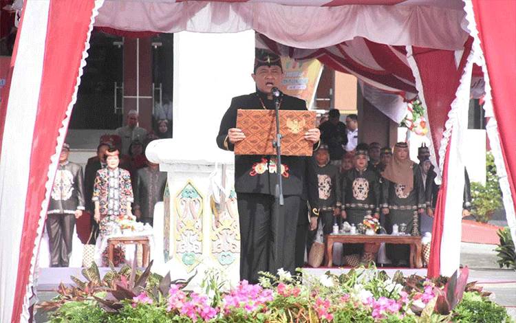 Peringati HUT Pulang Pisau, Wagub Kalteng Ingatkan Percepatan Pembangunan Daerah  ?