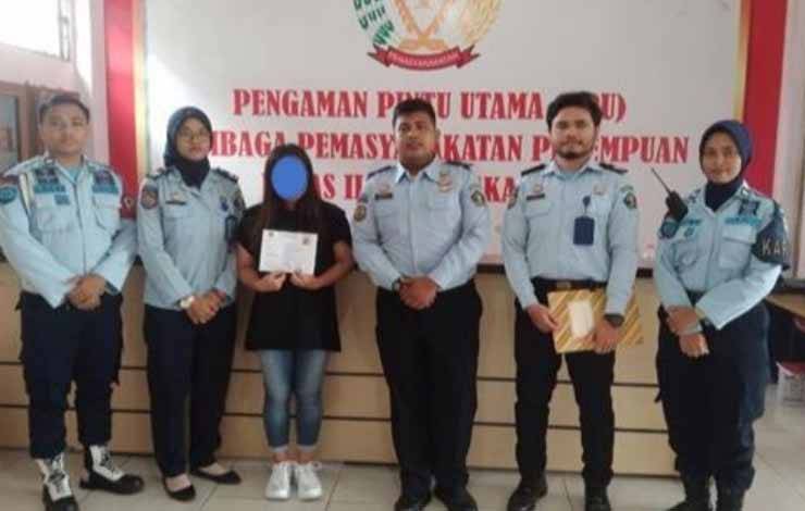 Penuhi Syarat, Satu WBP Lapas Perempuan Palangka Raya Bebas Bersyarat