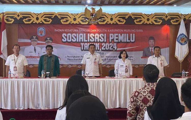 Pemkab Murung Raya Target Partisipasi Pemilih Pemilu 2024 di Atas 80 Persen