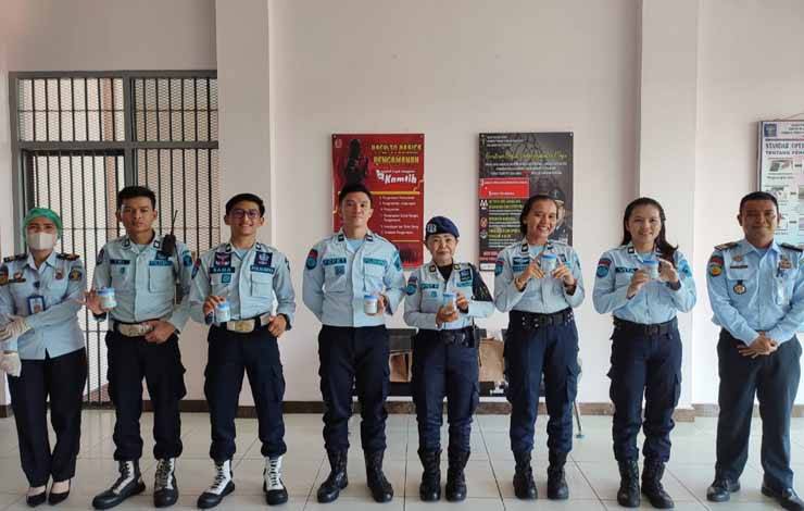 Petugas Lapas Perempuan Kelas IIA Palangka Raya dan WBP Negatif Narkoba