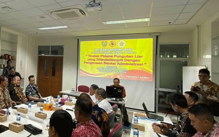 Satgas Saber Pungli Kalteng Perkuat Tata Tugas Bersama Fakultas Hukum UGM
