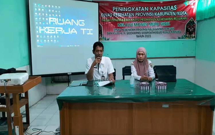 RSUD Kapuas Terima Kunjungan Dinkes Kalteng Terkait Peningkatan Mutu Pelayanan Kesehatan Rujukan