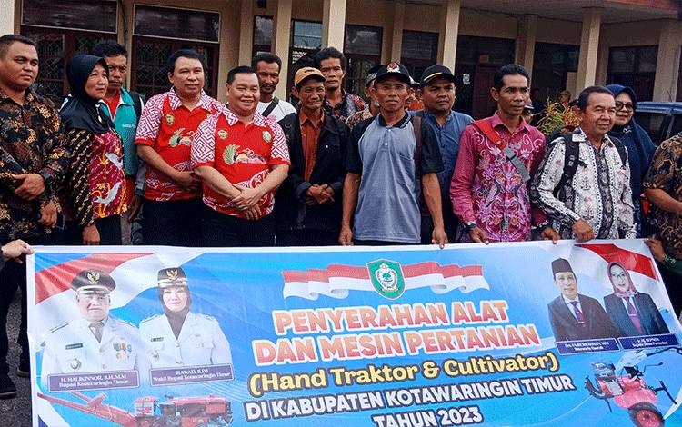Bupati Kotim: Bantuan Alsintan agar Tingkatkan Kesejahteraan Petani