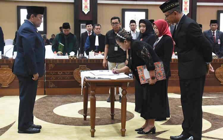 Dua Sekertaris ini Isi Kekosongan Jabatan Pimpinan Tinggi Pratama Kalteng ?