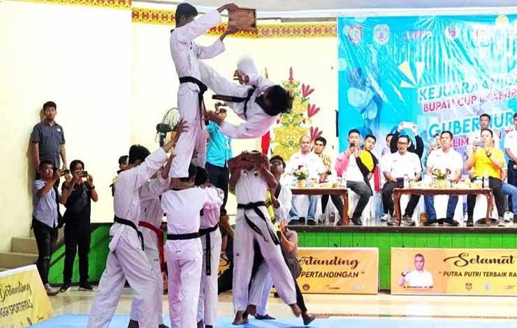 Kejurda Taekwondo Kalteng di Lamandau Rebutkan Medali Berlapis Emas Asli