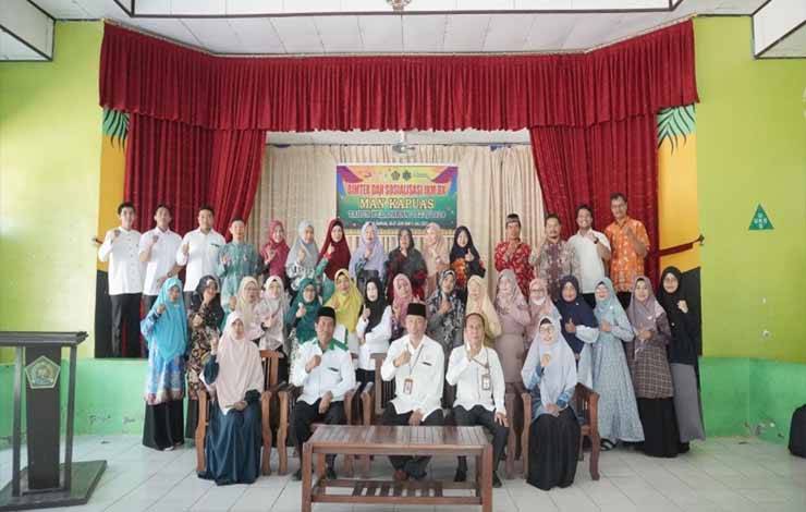 Jajaran MAN Kapuas usai ikuti Bimtek IKM BK 2023. (FOTO: IST)