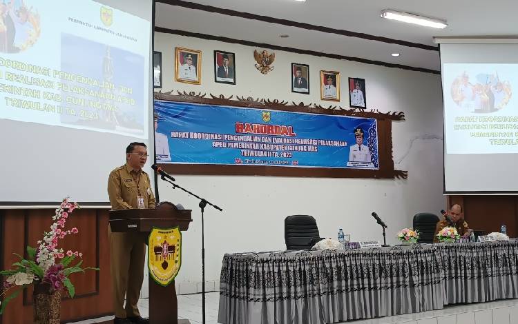 Kinerja Penyerapan APBD Kabupaten Gunung Mas di Triwulan II Belum Optimal