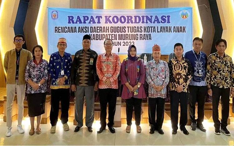 Pemkab Murung Raya Rakor soal Kabupaten Layak Anak