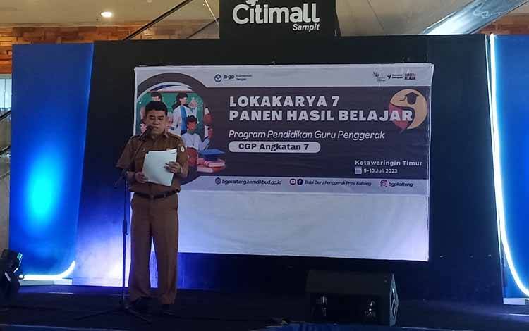 Plt Kadisdik Kotim: Lokakarya 7 Guru Penggerak Tekankan Pesan Manajemen Kepemimpinan Sekolah?