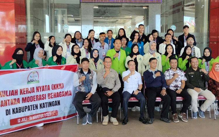 Bupati Katingan Lepas Peserta KKN Moderasi Beragama, ini Pesannya