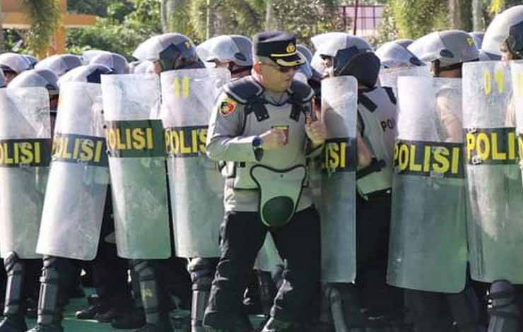 Polres Pulang Pisau Intensifkan Pelatihan Dalmas Jelang Pemilu 2024