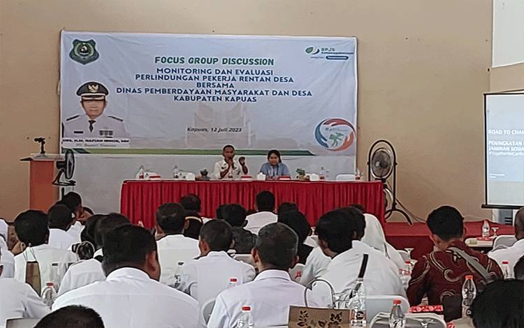 Ini yang Diharapkan dari Program 1 Desa 100 Pekerja Rentan di Kapuas Terdaftar Jaminan Sosial Ketenagakerjaan?
