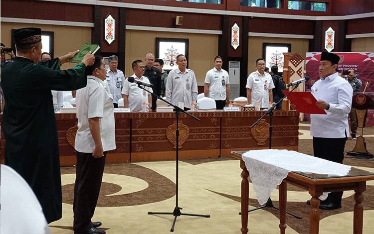 Wagub Kalteng Kembali Lantik Pejabat Administrator