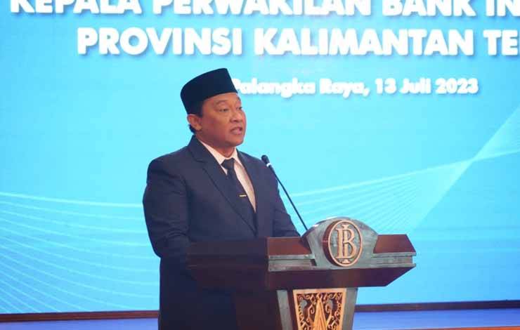 Wakil Gubernur Kalimantan Tengah, Edy Pratowo saat menyampaikan sambutannya. (FOTO: IST)