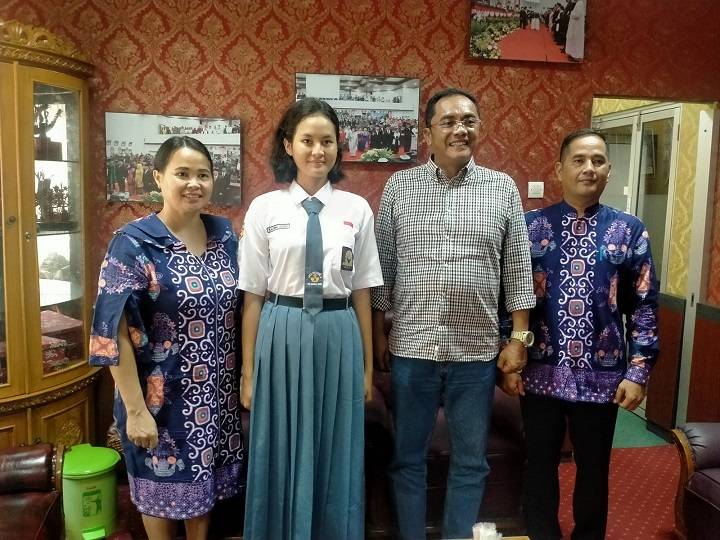 Siswi Asli Dayak Ma'ayan Terpilih jadi Paskibraka Nasional