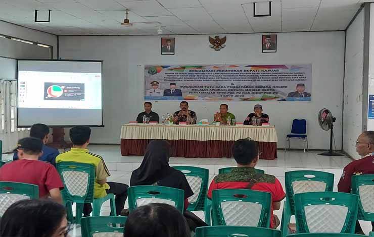Ini Tujuan BPPRD Kapuas Sosialiasikan Sejumlah Perbup dan Sosialisasi Cara Pembayaran PBB-P2 Secara Online