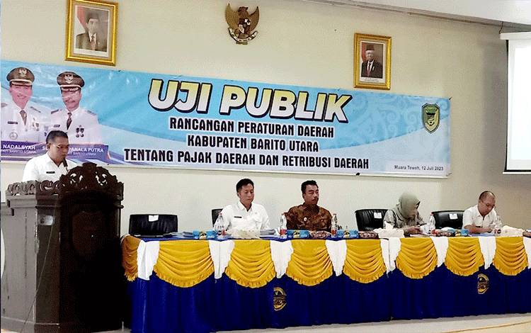 BPPD Barito Utara Gelar Uji Publik Raperda Pajak Daerah dan Retribusi Daerah