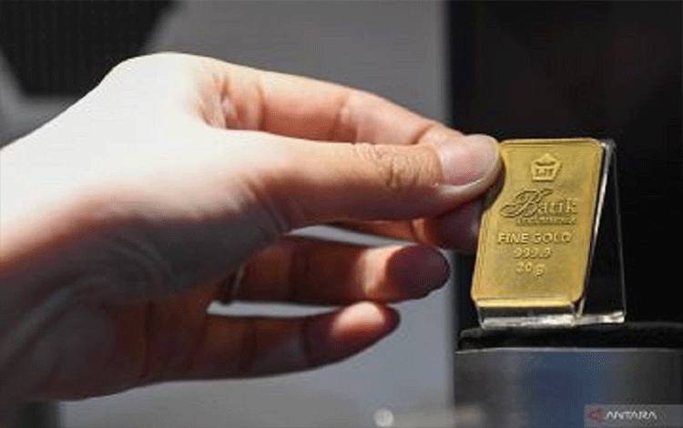 Harga Emas Antam Hari ini Turun Rp6.000 Per Gram