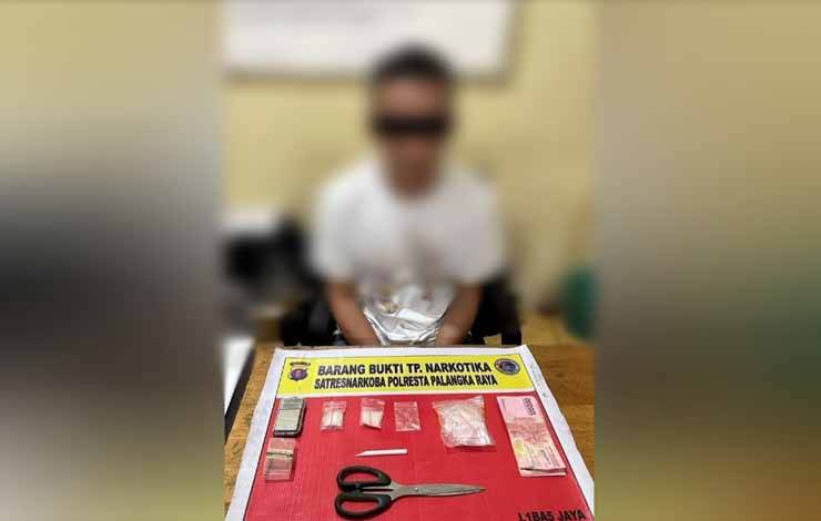 Bawa 3 Paket Sabu, Warga Pahandut Seberang Diamankan Polisi