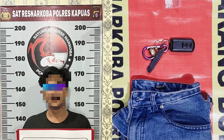 Miliki Sabu, Pemuda ini Diamankan Satresnarkoba Polres Kapuas